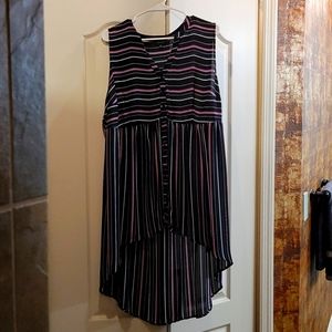 Flowers high low top